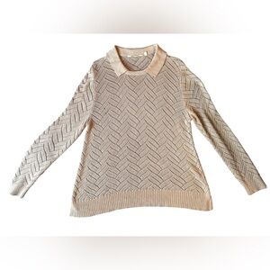 Soft Surroundings Verrana Collared Sweater Size XL